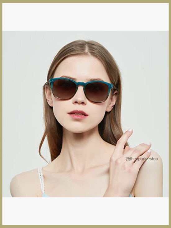 Acetate Frame Polarized Sunglasses UV Protection Women\'s Fashion Shades main image 5